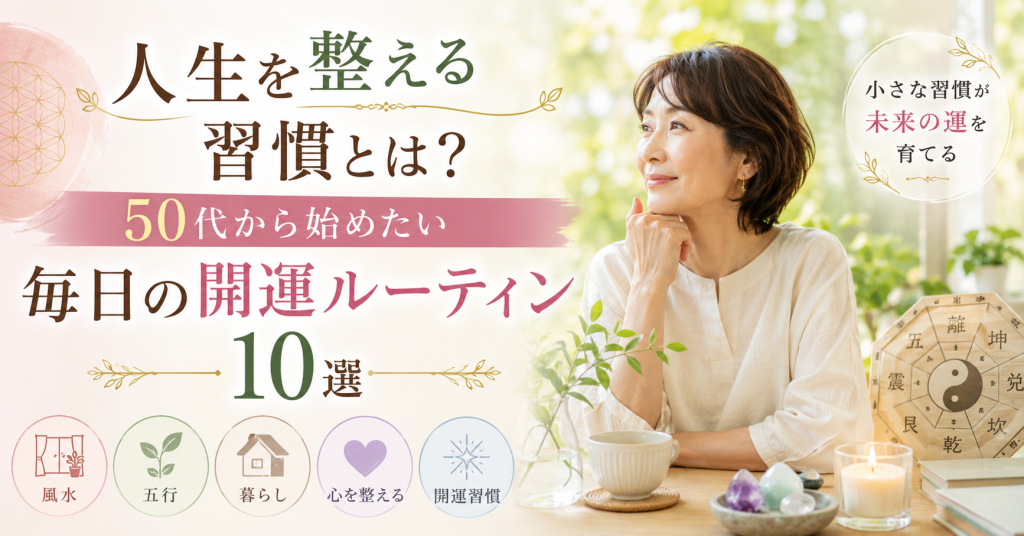 人生を整える ルーティン